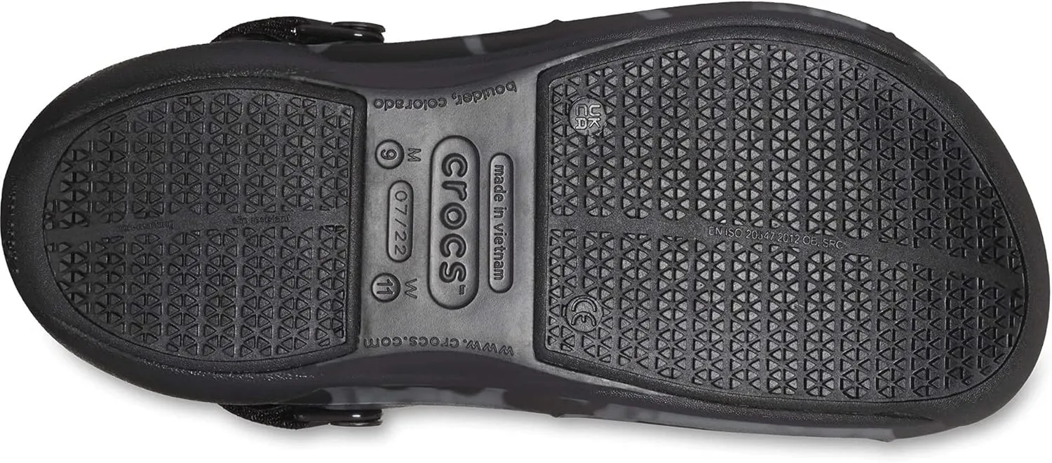 Crocs Men's and Women's Bistro Pro Work Clog Slip Resistant Work Shoe, Great Nursing or Chef Shoe
