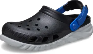 Crocs men's Ankle Strap Sport Sandal, black/blue bolt, 24.0 cm