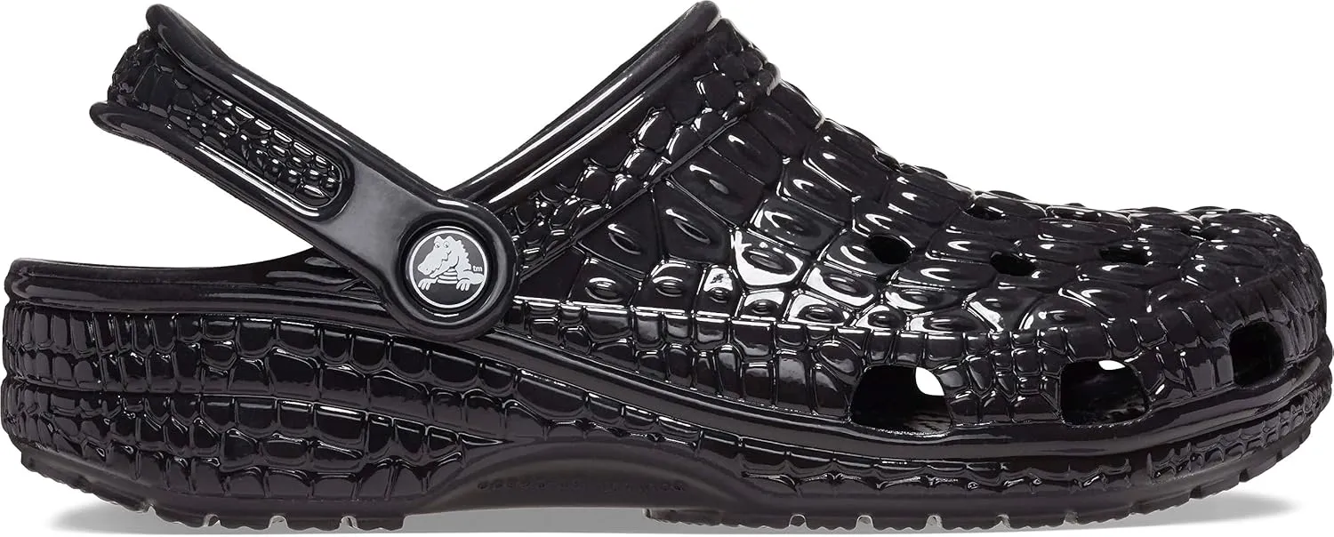 Crocs Unisex-Adult Classic Crocskin Clogs