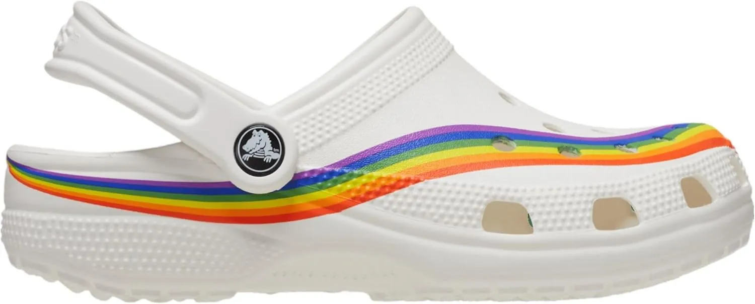 Crocs Unisex Adult Classic Rainbow Dye Clog