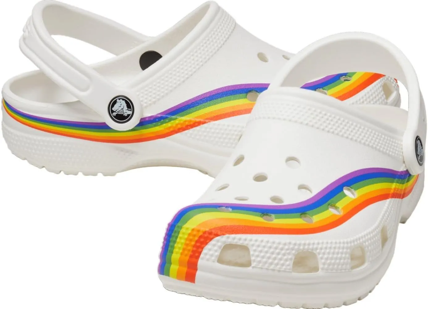 Crocs Unisex Adult Classic Rainbow Dye Clog