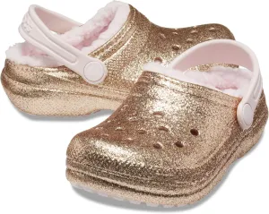 Crocs Unisex-Child Classic Glitter Lined Clog