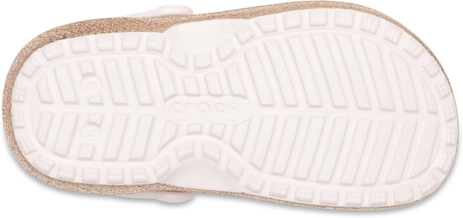 Crocs Unisex-Child Classic Glitter Lined Clog