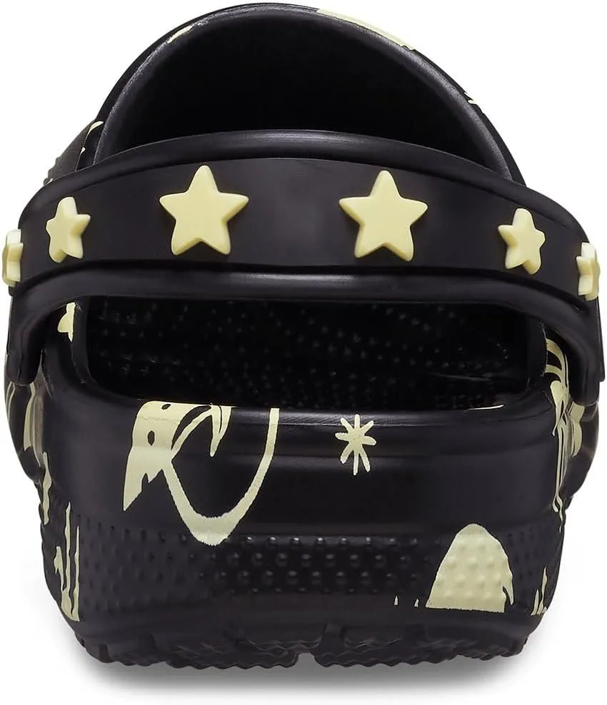 Crocs Unisex-Child Classic Glow in The Dark Clogs (Toddler)