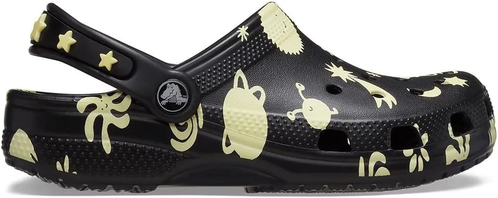 Crocs Unisex-Child Classic Glow in The Dark Clogs (Toddler)