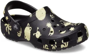 Crocs Unisex-Child Classic Glow in The Dark Clogs (Toddler)
