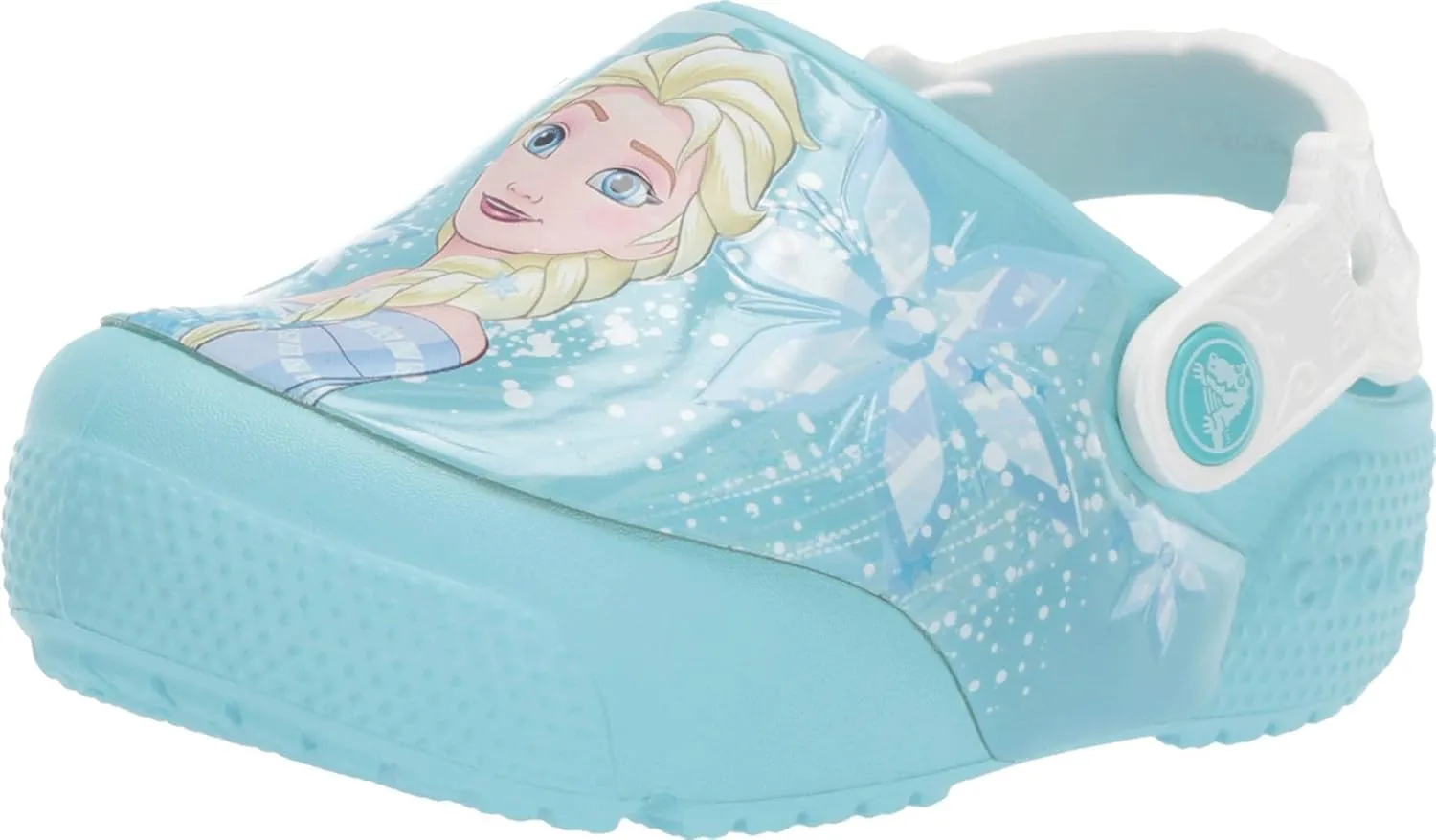 Crocs Unisex-Child Crocs Fun Lab Frozen Elsa Light Up Clog