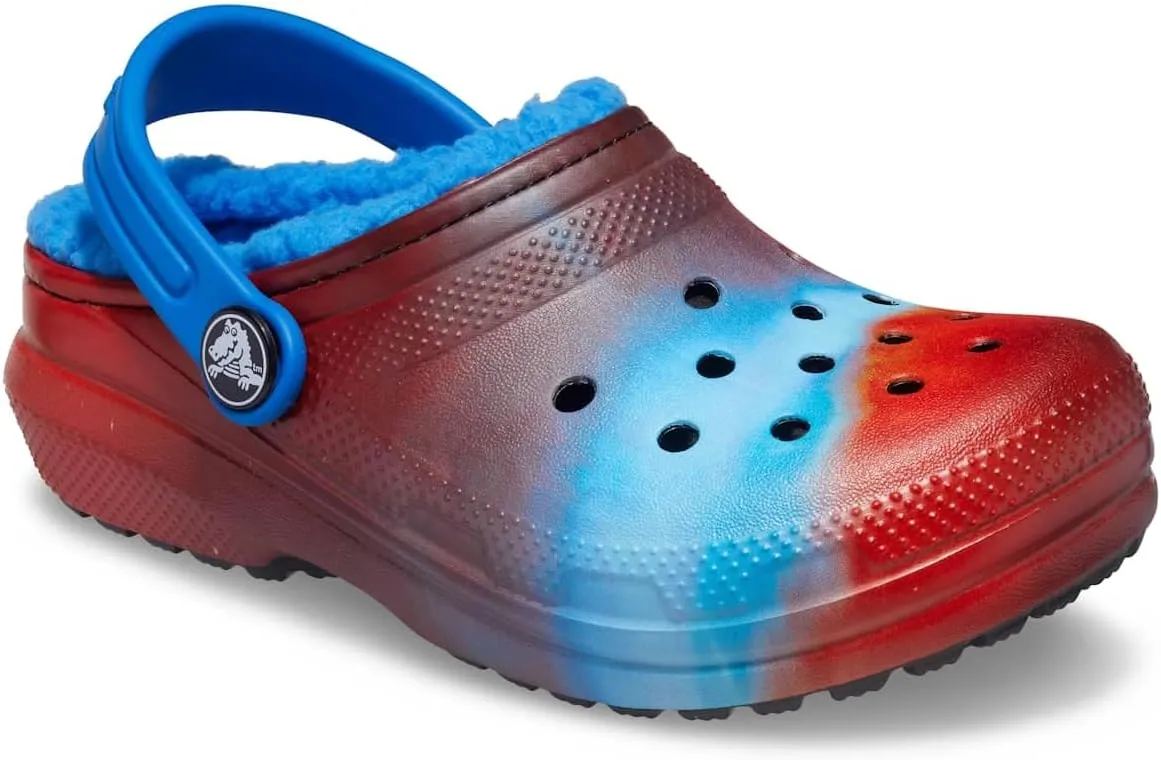 Crocs Unisex-Child Kids' Classic Marbled Tie Dye Lined Clog