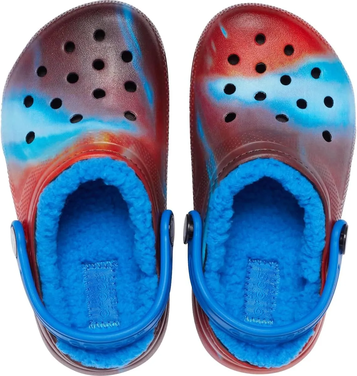Crocs Unisex-Child Kids' Classic Marbled Tie Dye Lined Clog