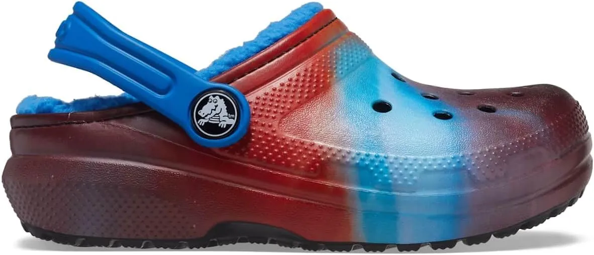 Crocs Unisex-Child Kids' Classic Marbled Tie Dye Lined Clog