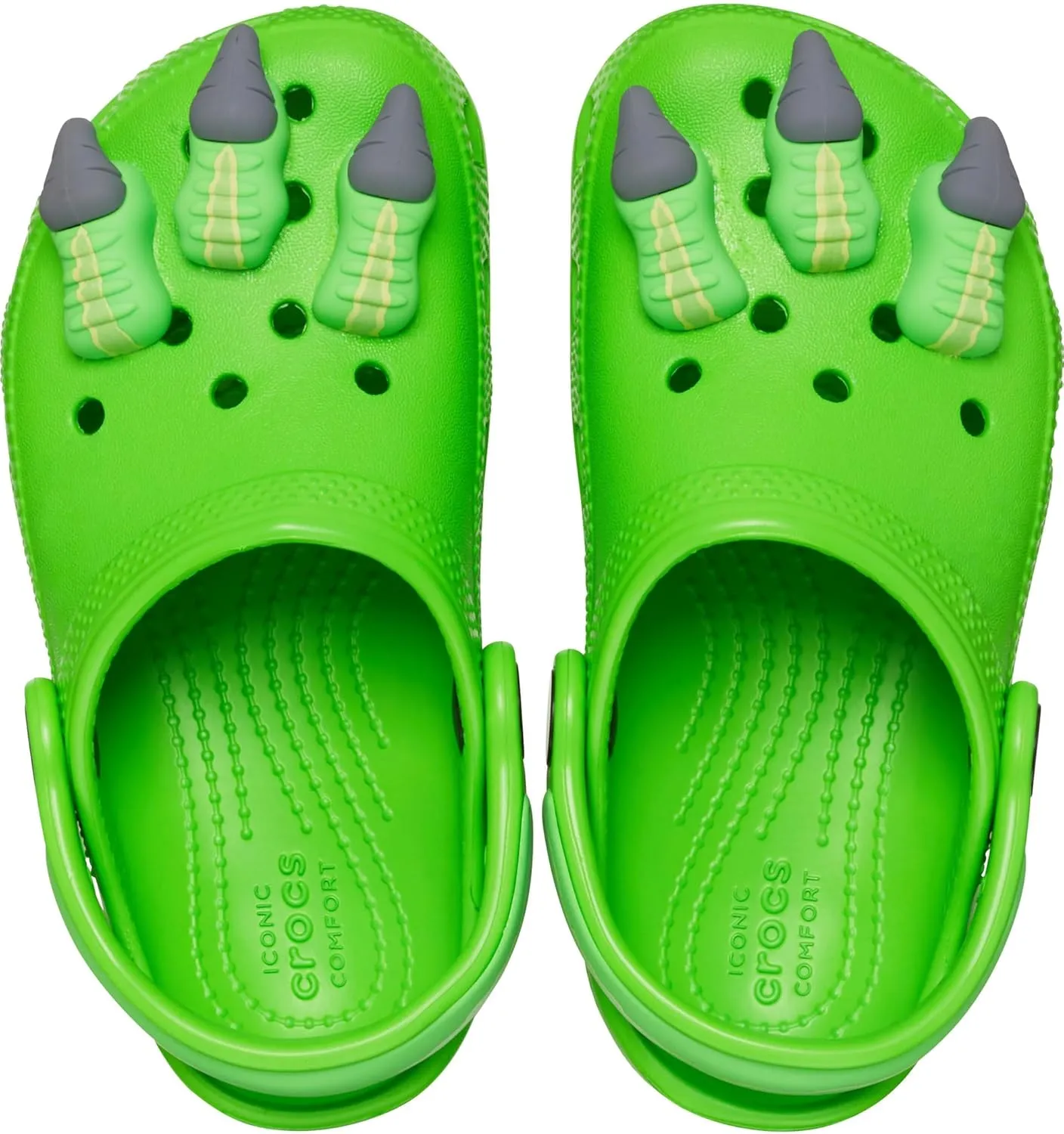 Crocs Women's (Toddler) Classic I AM Dinosaur Clog T GrSl