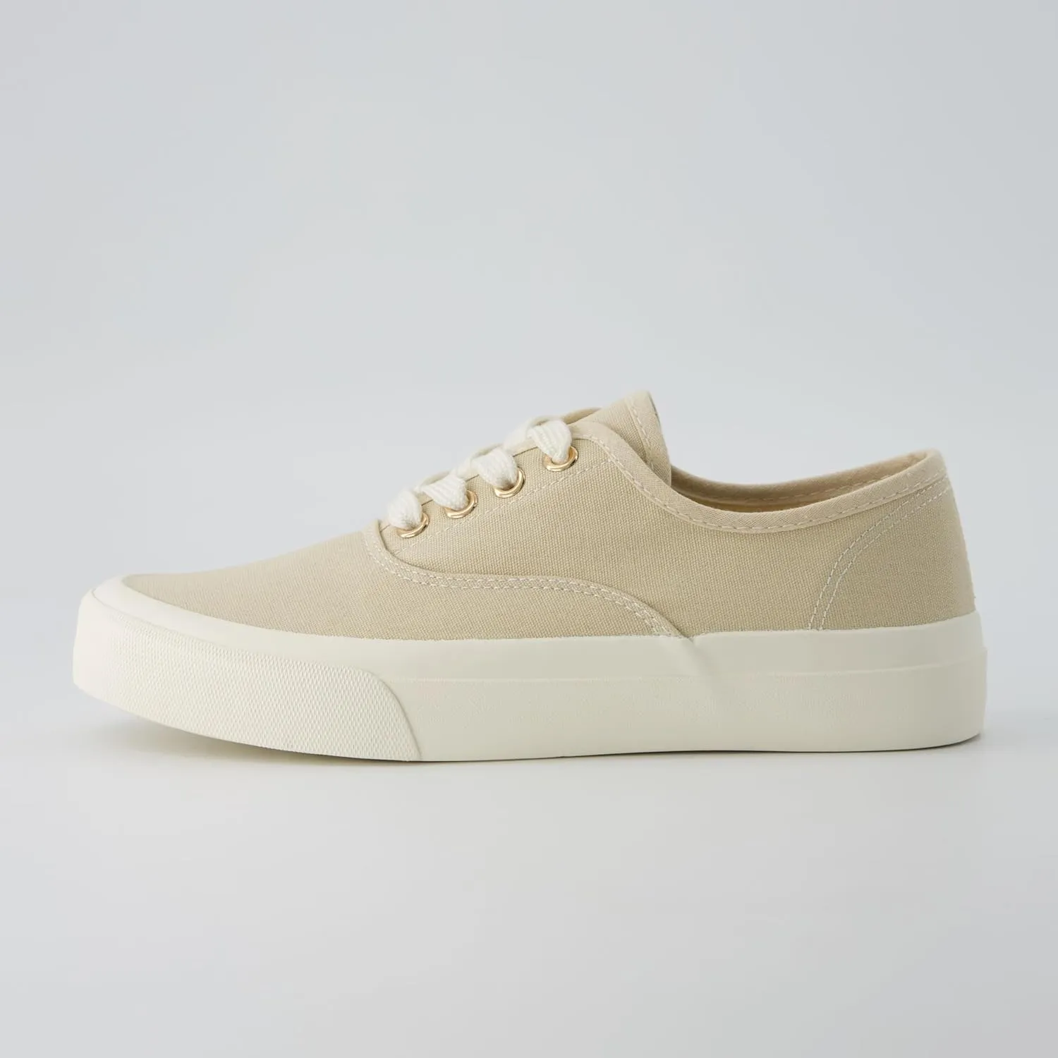 CUSHIONAIRE Women’s Freshman Canvas Lace-Up Sneaker with Memory Foam, Wide Widths Available | Casual Walking Shoes, Lightweight & Comfortable
