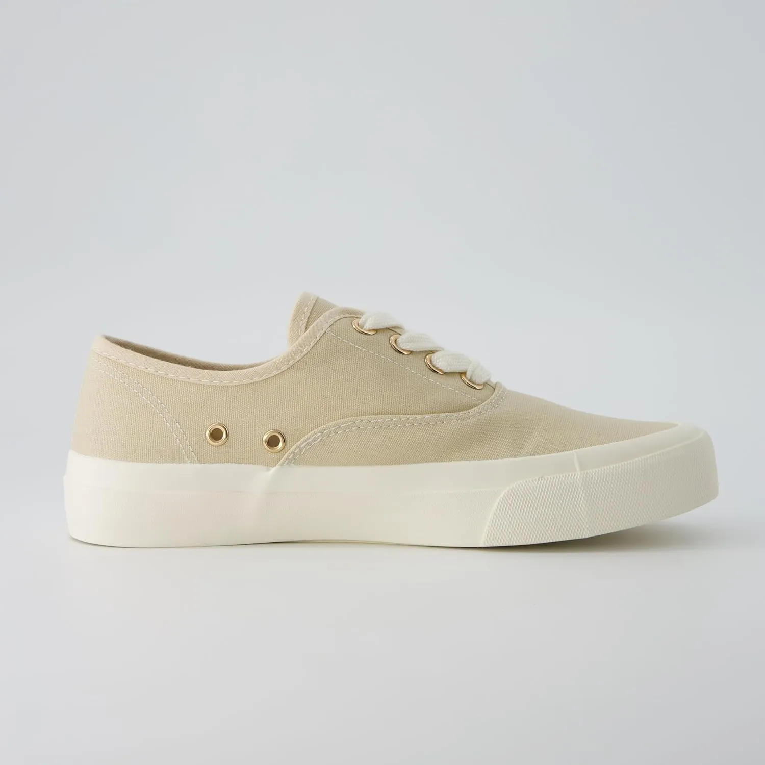 CUSHIONAIRE Women’s Freshman Canvas Lace-Up Sneaker with Memory Foam, Wide Widths Available | Casual Walking Shoes, Lightweight & Comfortable
