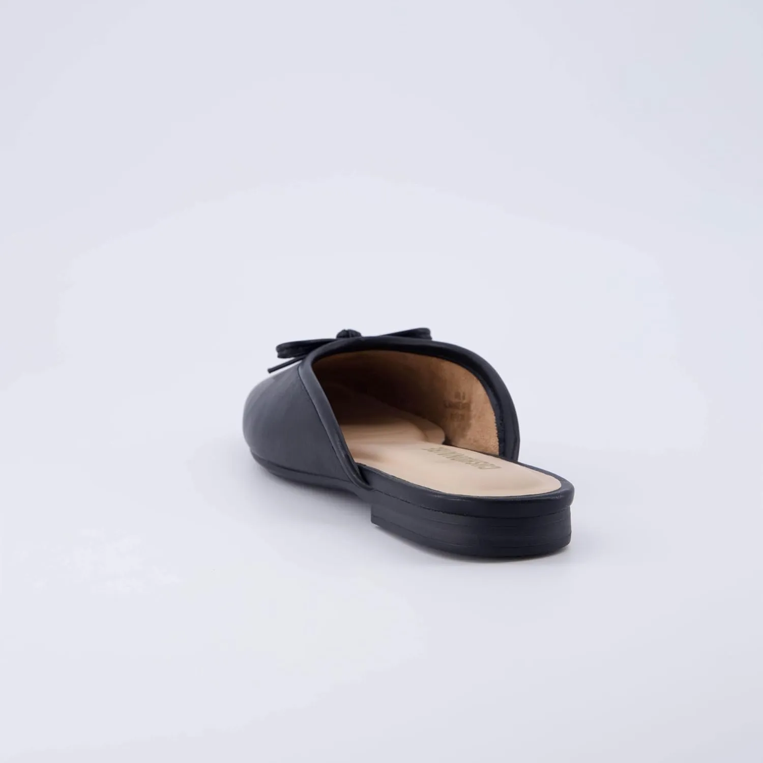 CUSHIONAIRE Women's Jade Bow Mule  Memory Foam, Wide Widths Available