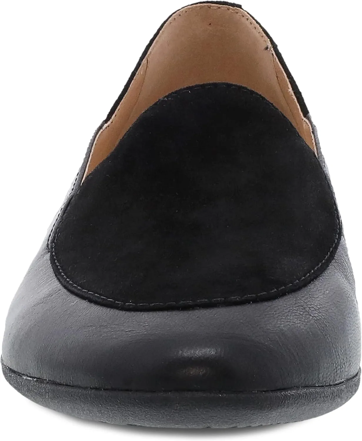Dansko Lace Slip-On Loafer for Women – Comfortable Flat Shoes with Arch Support – Versatile Casual to Dressy Footwear – Lightweight Rubber Outsole