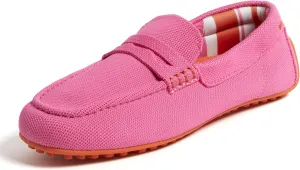 Dearfoams Women's Hazel-Lighweight Driving Loafer Machine Washable Comfortable Shoe