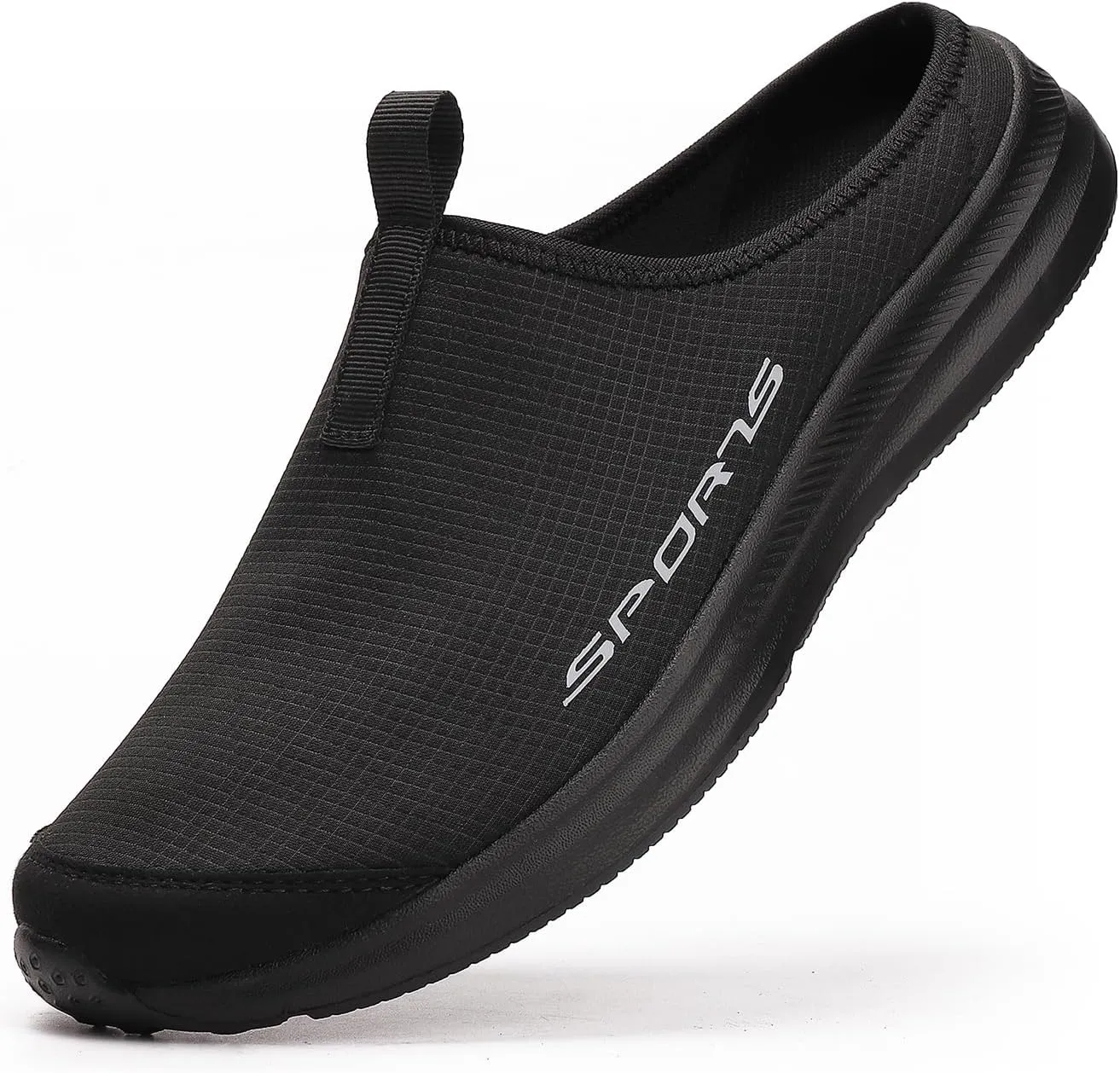 DimaiGlobal Mens Slippers with Arch Support Casual Mules Clog Open Back Shoes Comfort Slip-On Walking Loafer Indoor Outdoor House Shoes
