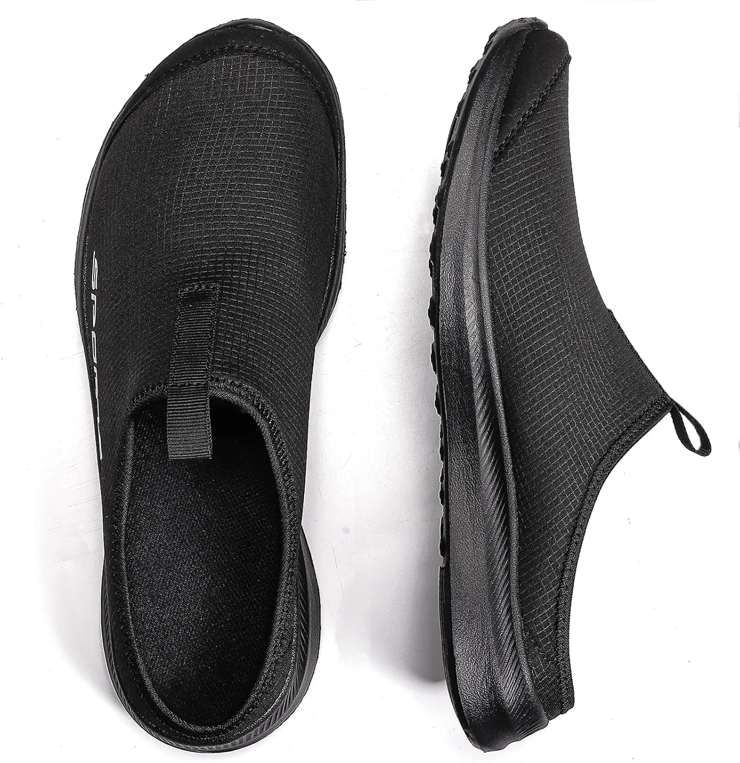 DimaiGlobal Mens Slippers with Arch Support Casual Mules Clog Open Back Shoes Comfort Slip-On Walking Loafer Indoor Outdoor House Shoes
