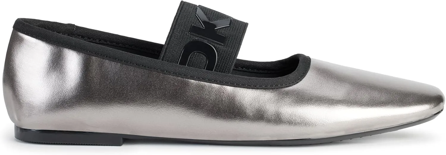 DKNY Women's Dace Square Toe Ballet Flat Mule