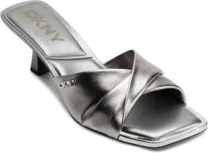 DKNY Women's Jolaine Twist Heel Sandal Mule Heeled