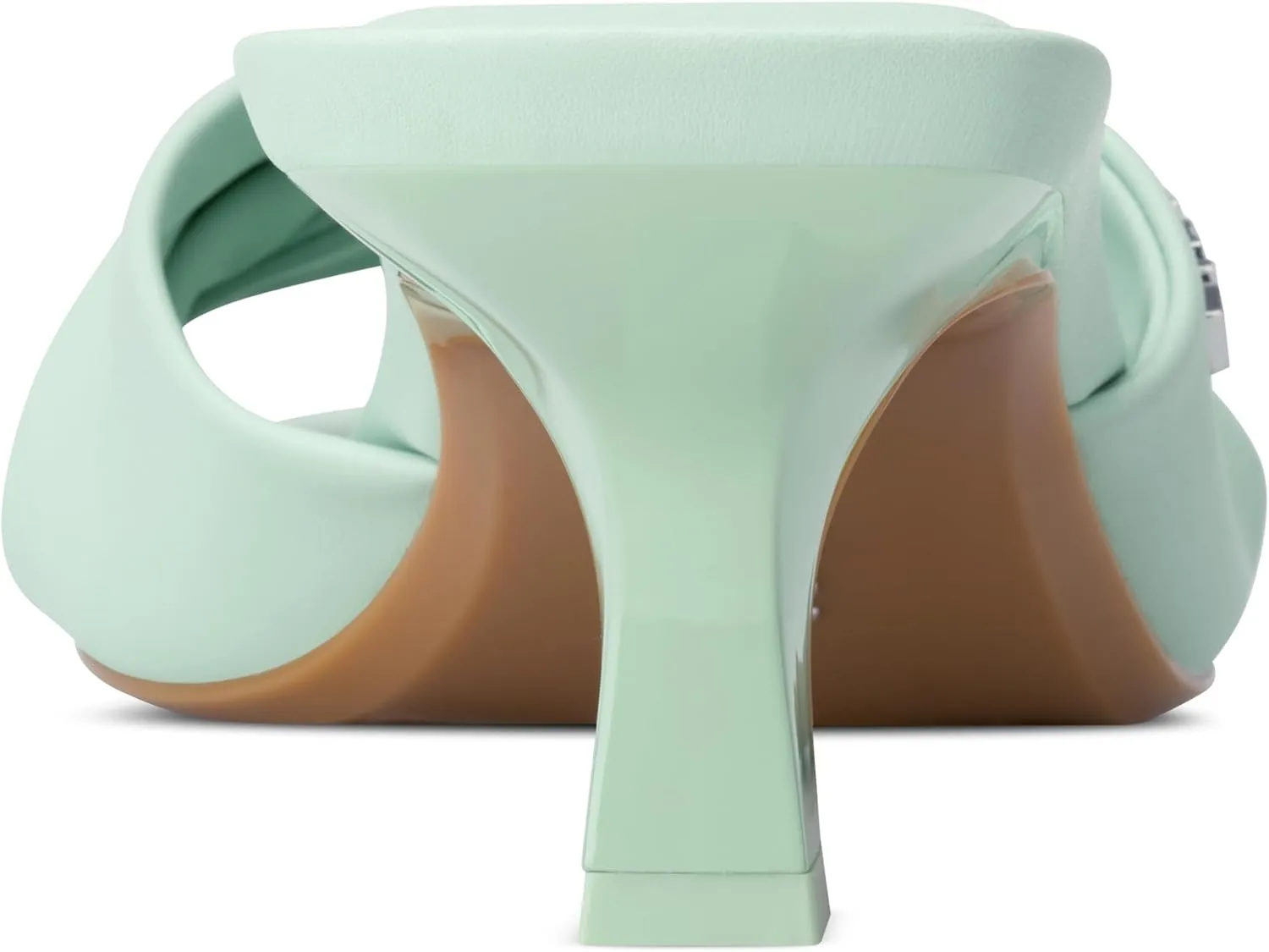 DKNY Women's Jolaine Twist Heel Sandal Mule Heeled