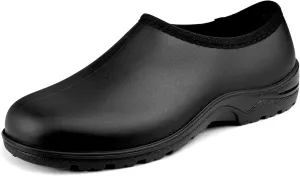 DKSUKO Men's Waterproof Garden Shoes Rain Boots for Men,Outdoor Slip On Garden Clogs with Anti-Slip Outsole
