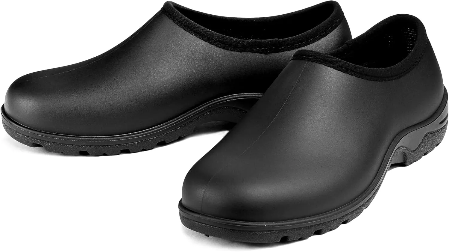 DKSUKO Men's Waterproof Garden Shoes Rain Boots for Men,Outdoor Slip On Garden Clogs with Anti-Slip Outsole