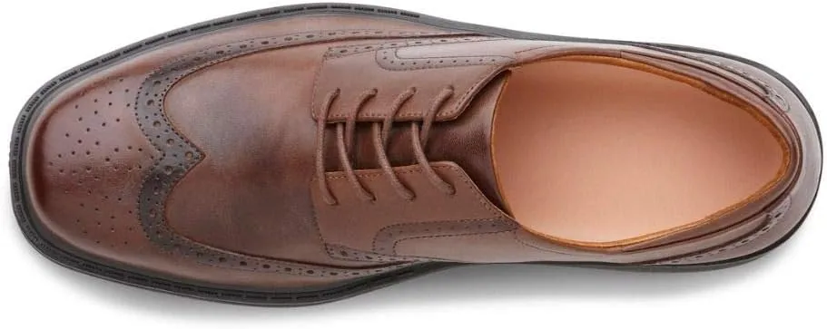 Dr. Comfort Wing Men's Therapeutic Diabetic Extra Depth Dress Shoe Leather Lace