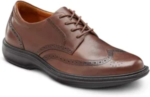 Dr. Comfort Wing Men's Therapeutic Diabetic Extra Depth Dress Shoe Leather Lace