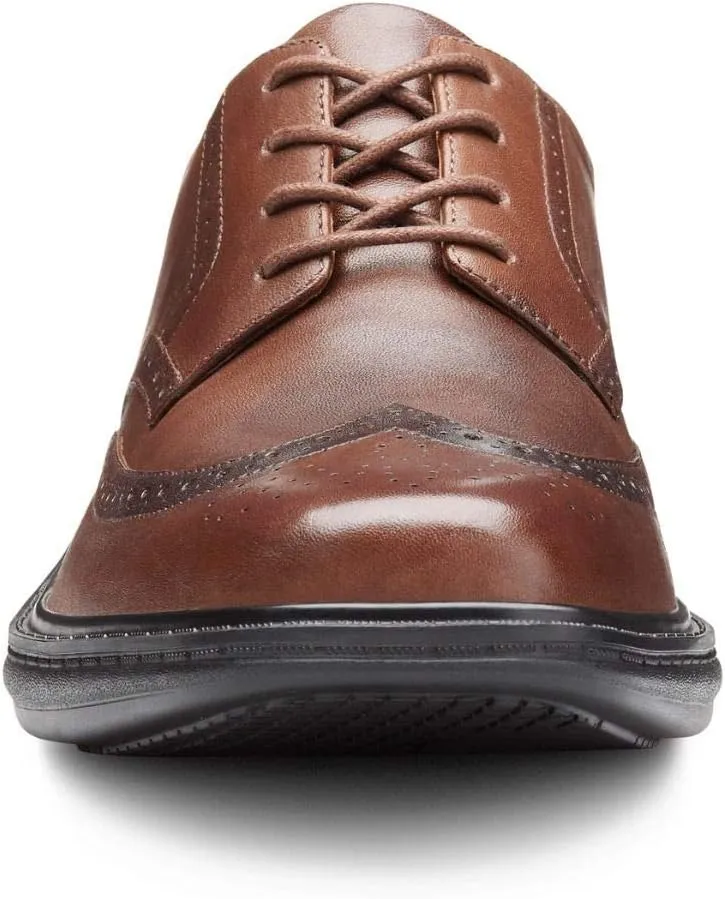 Dr. Comfort Wing Men's Therapeutic Diabetic Extra Depth Dress Shoe Leather Lace