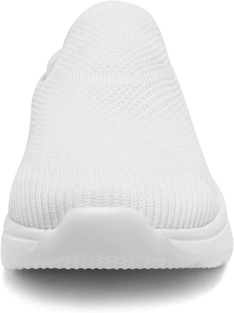 DREAM PAIRS Mules for Women Shoes Slip on Sneakers Knit Flats Lightweight Breathable Comfortable Walking Shoes