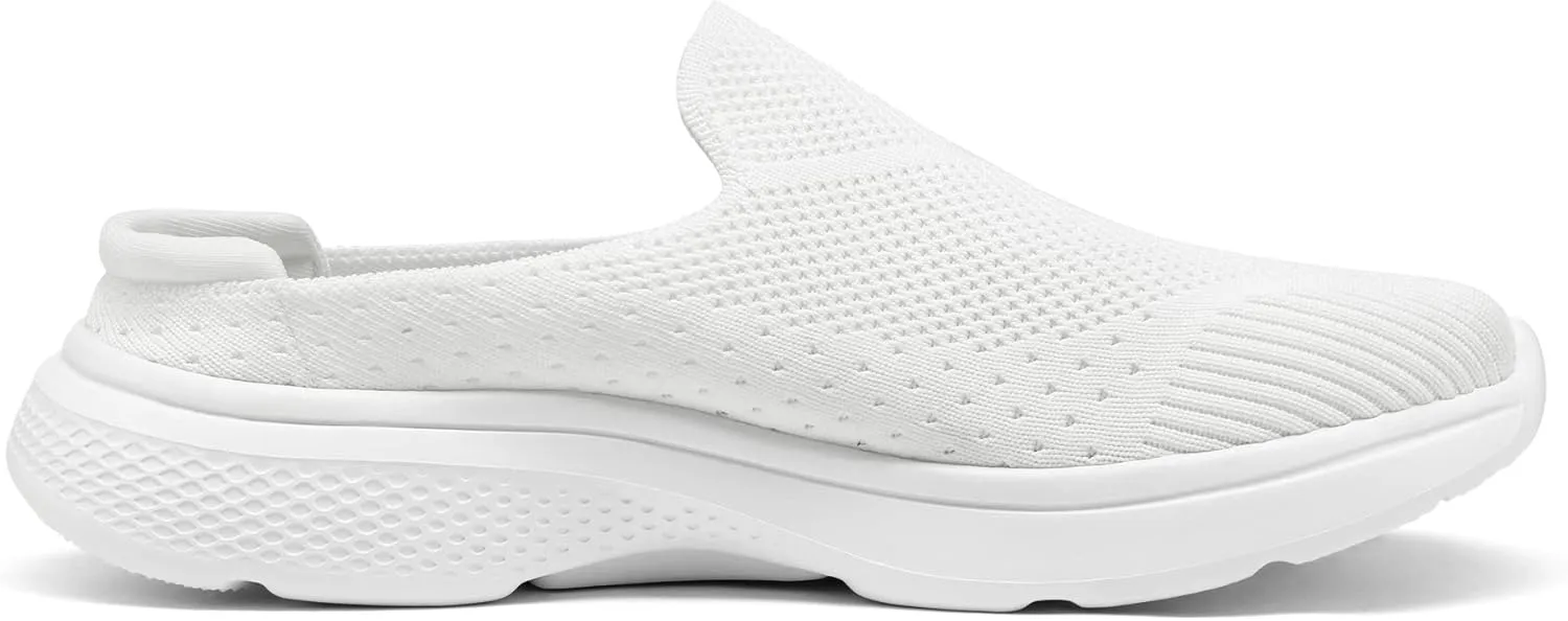 DREAM PAIRS Mules for Women Shoes Slip on Sneakers Knit Flats Lightweight Breathable Comfortable Walking Shoes