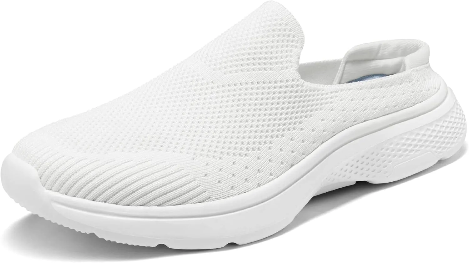 DREAM PAIRS Mules for Women Shoes Slip on Sneakers Knit Flats Lightweight Breathable Comfortable Walking Shoes