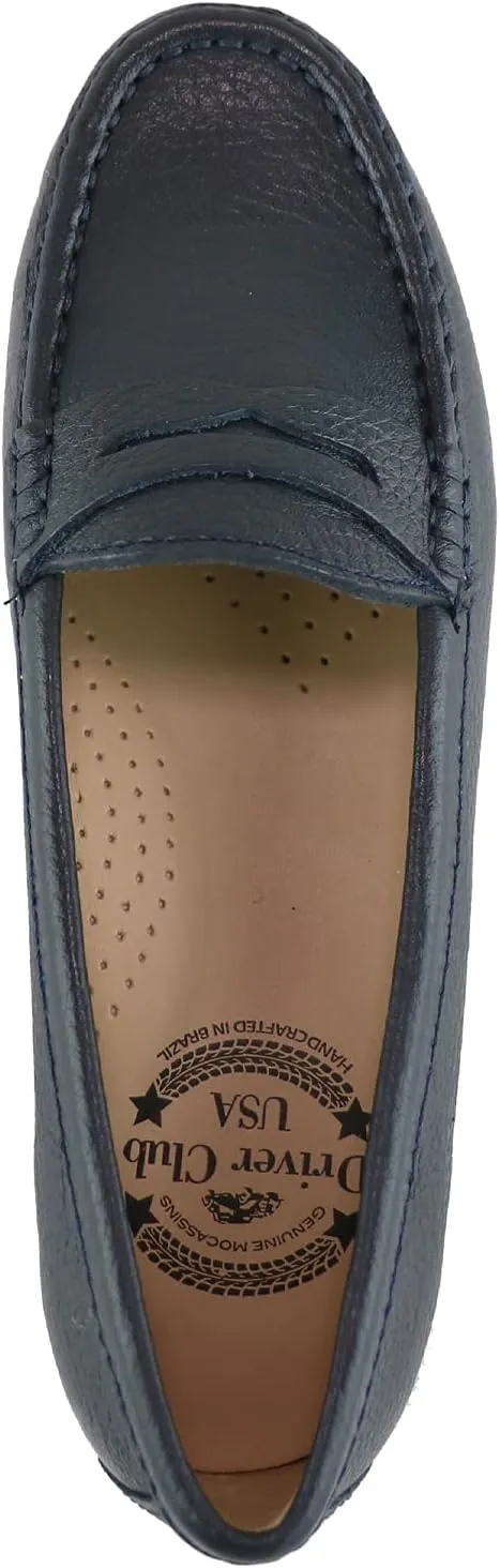 Driver Club USA Women's Genuine Leather Made in Brazil Greenwich Loafer