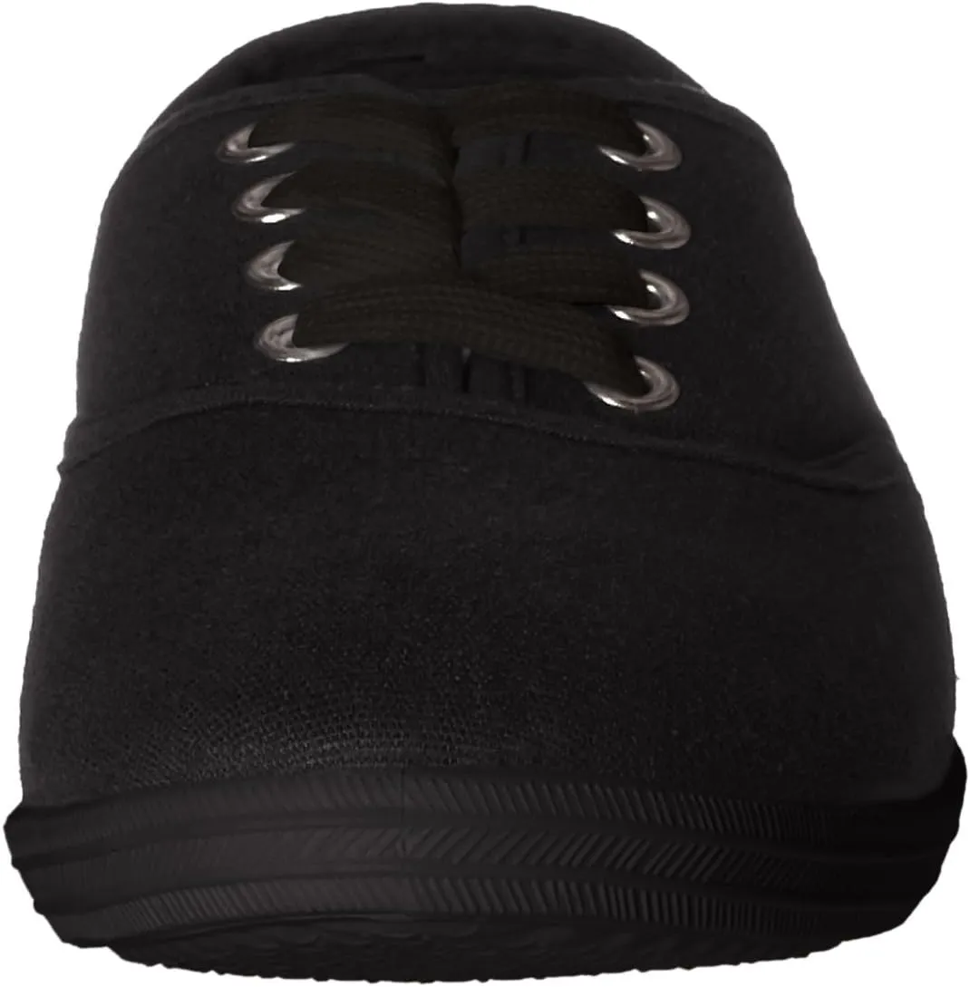 Easy USA - Womens Canvas Lace Up Shoe with Padded Insole