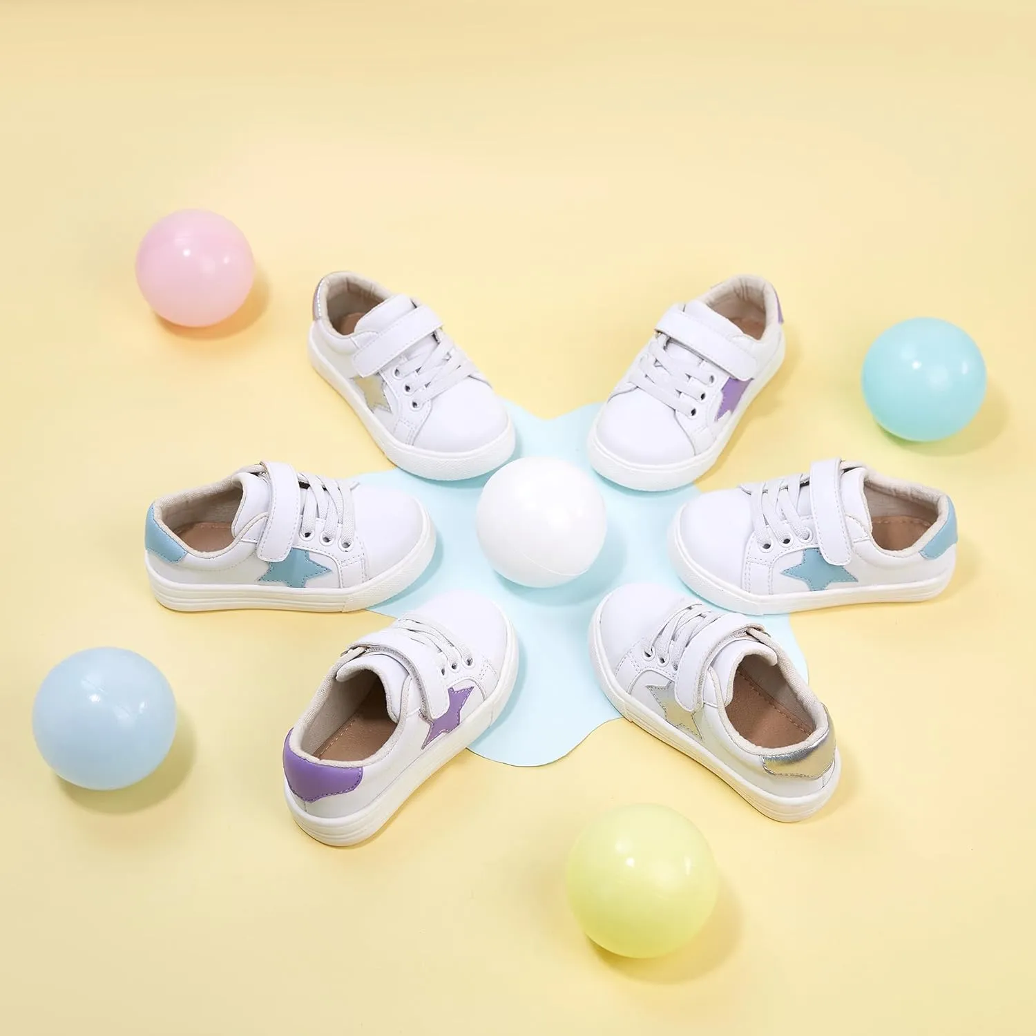 ESTINE Toddler/Little Kid Girls Boys Unisex Lightweight Casual Sports Sneakers Athletic Shoes for Running Walking