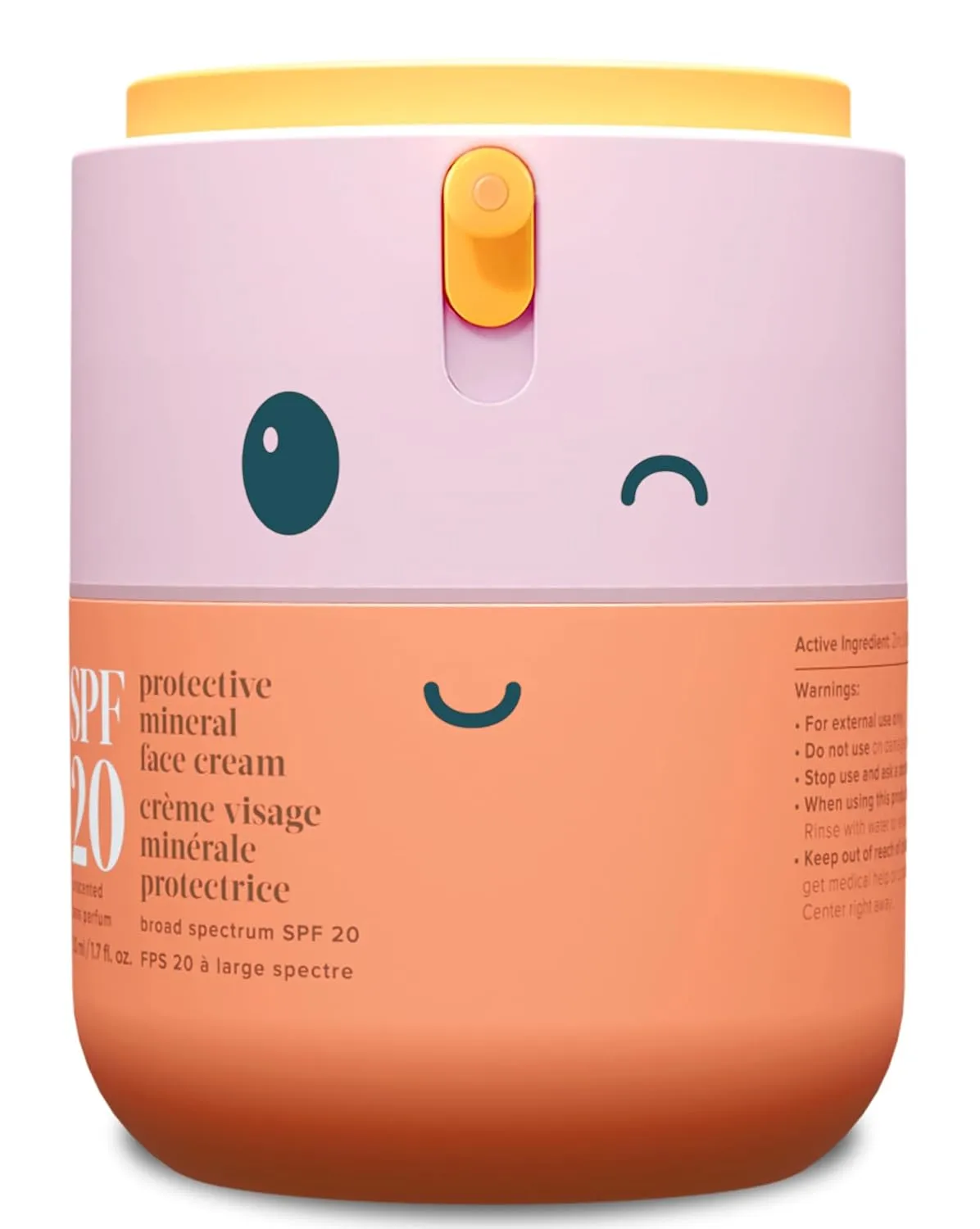Evereden Kids Face Cream, 1.7 oz. | Fragrance-Free and Kids Face Lotion with SPF 20 | Clean and Non-Toxic Kids Face Moisturizer | Multi-Vitamin Skin Care for Kids | FSA Eligible
