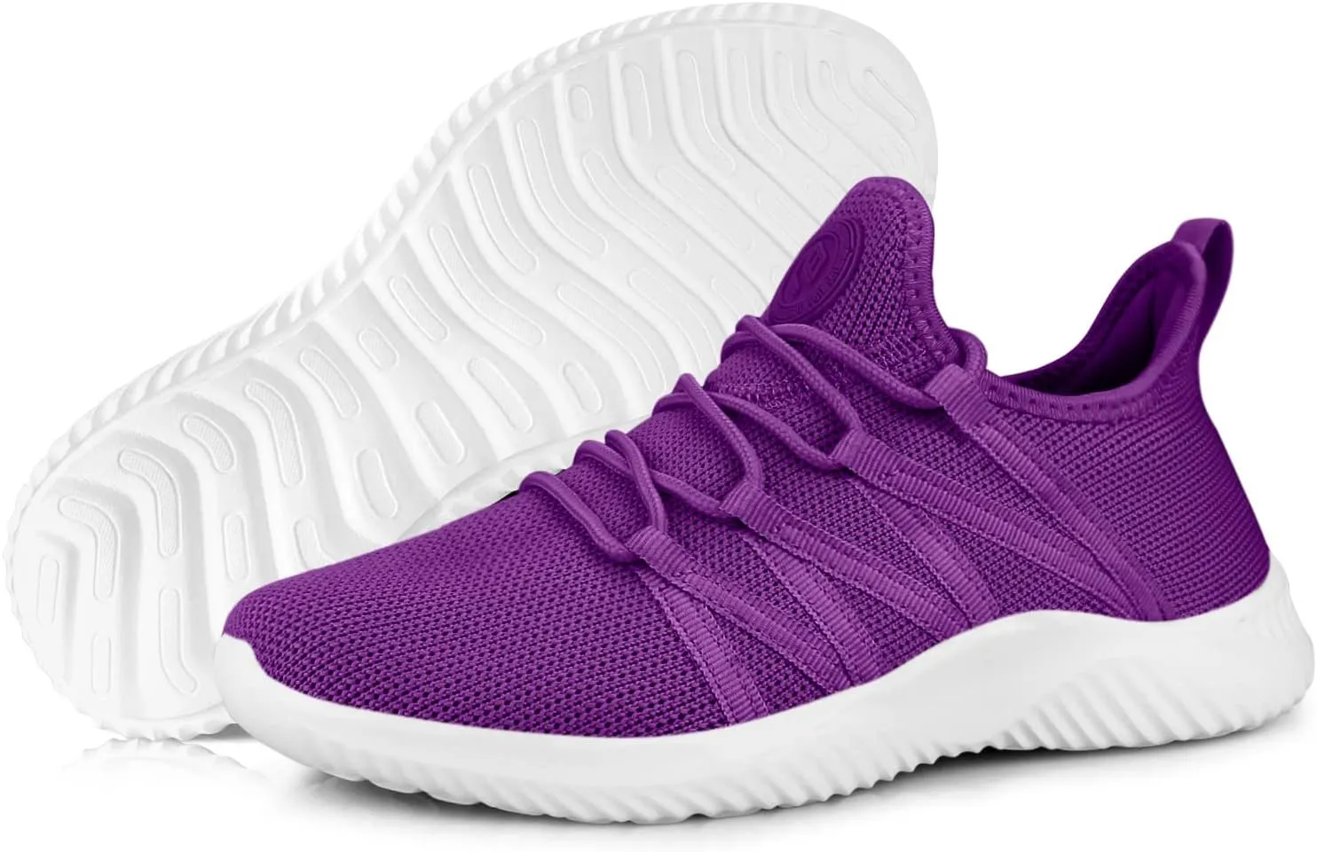 Feethit Womens Slip On Running Shoes Non Slip Walking Shoes Lightweight Gym Workout Shoes Breathable Fashion Sneakers