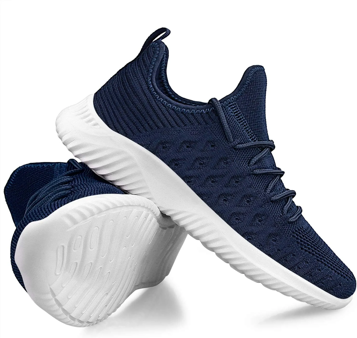 Feethit Womens Slip On Walking Shoes Non Slip Running Shoes Breathable Workout Shoes Lightweight Gym Sneakers