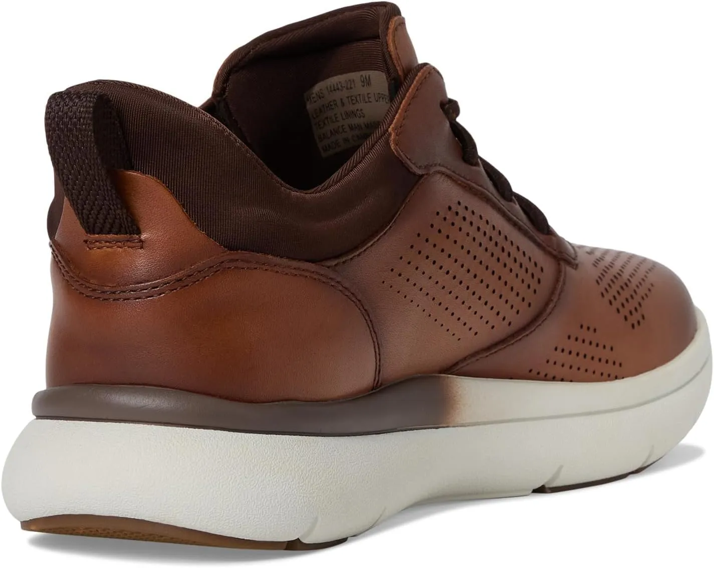Florsheim Men's Fleet Perf Toe Elastic Lace Sneakers