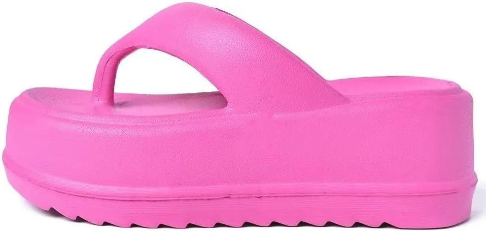 Geerta Cloud Slides for Women with Platform Pillow Trendy Thick Soles Cushioned for Summer Outdoor Sandals Slipper Shower House Home