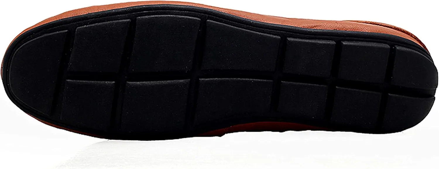 Go Tour Mens Mules Clog Slippers Breathable Punching Leather Slip on Shoes Casual Loafers