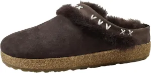 HAFLINGER Men's Shetland Lambskin Indoor/Outdoor Clogs Shoes