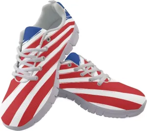 HUGS IDEA Women's Road Running Shoes Nurse Pattern Lightweight Sport Sneakers