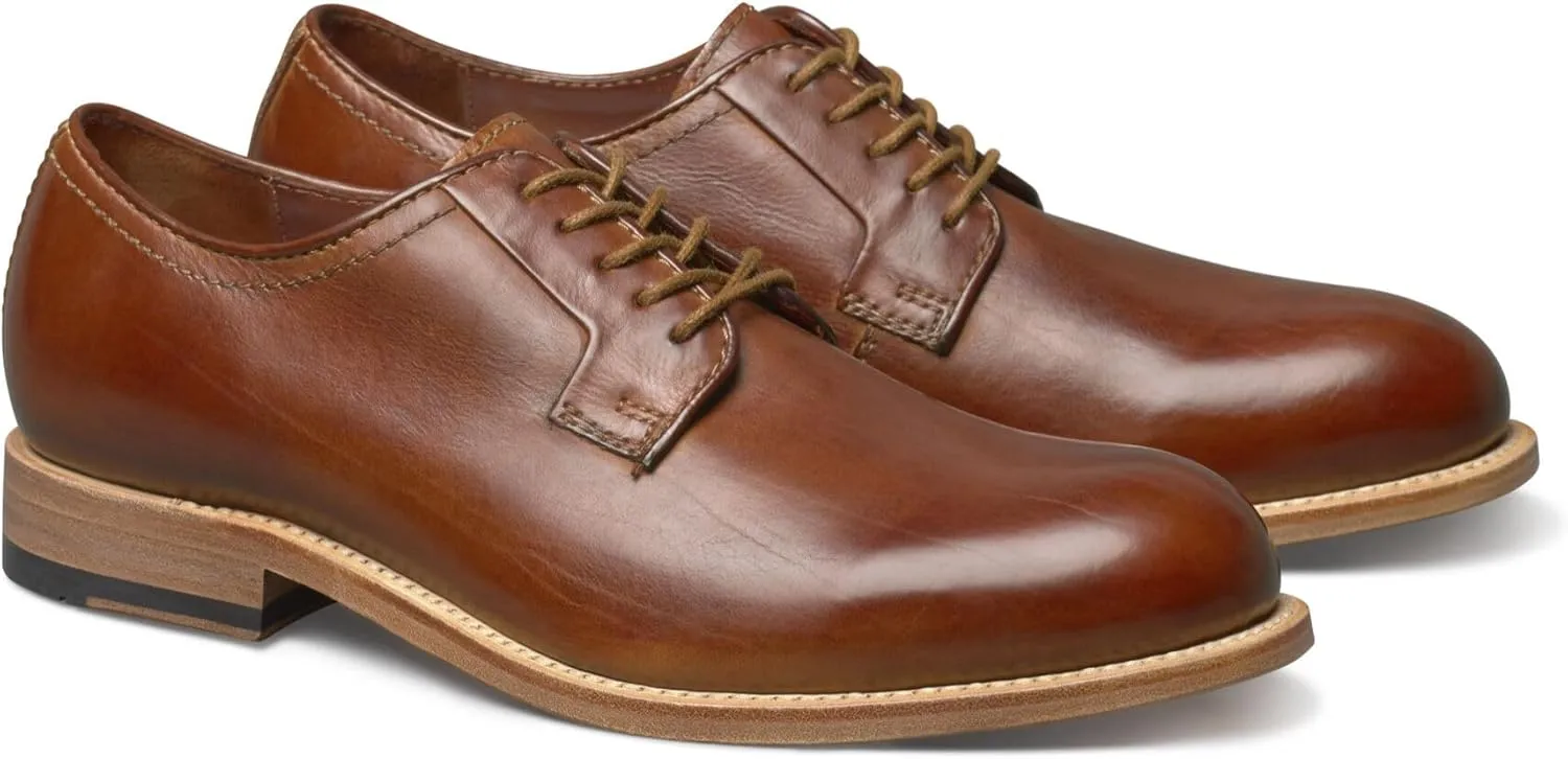 Johnston & Murphy Dudley Plain Toe Lace-Up Dress Shoe