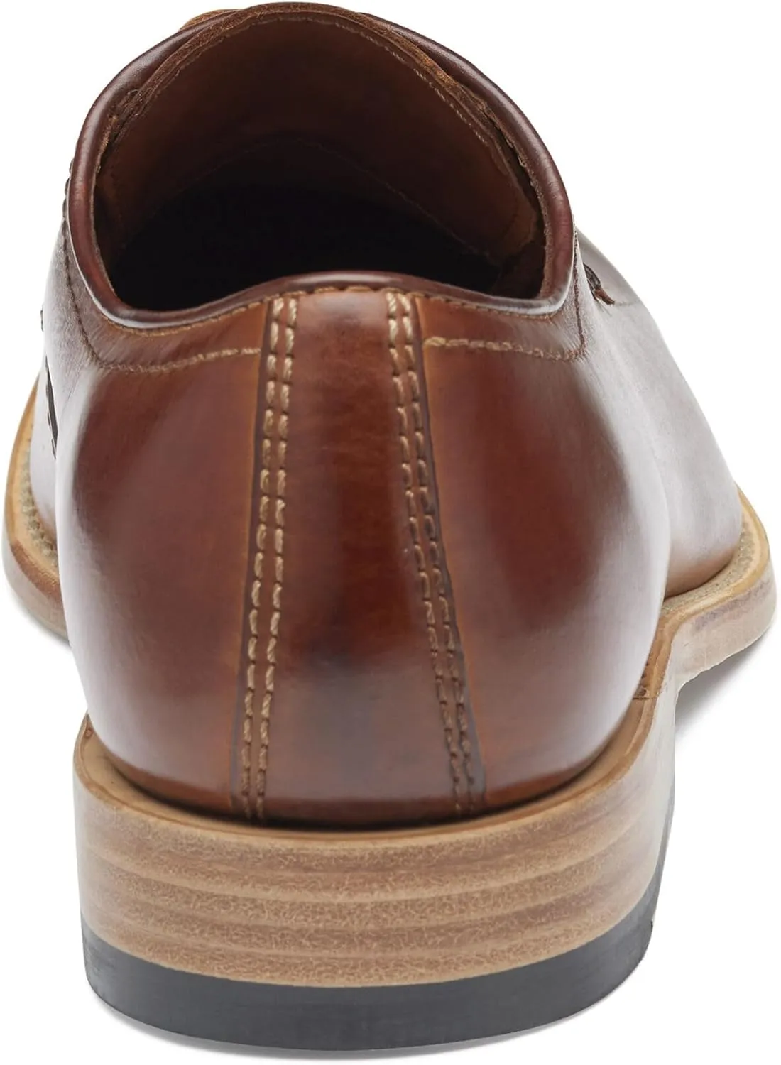 Johnston & Murphy Dudley Plain Toe Lace-Up Dress Shoe