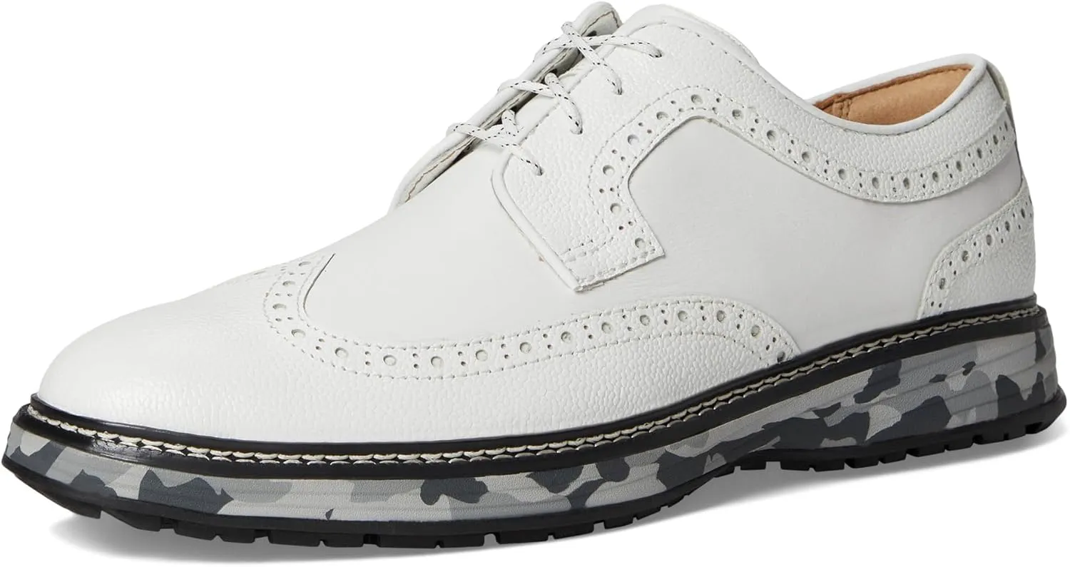 Johnston & Murphy Upton GL3 Luxe Hybrid Wingtip Men’s Shoe – Casual Dress Shoes for Men, Seam-Sealed Waterproof Leather Shoes