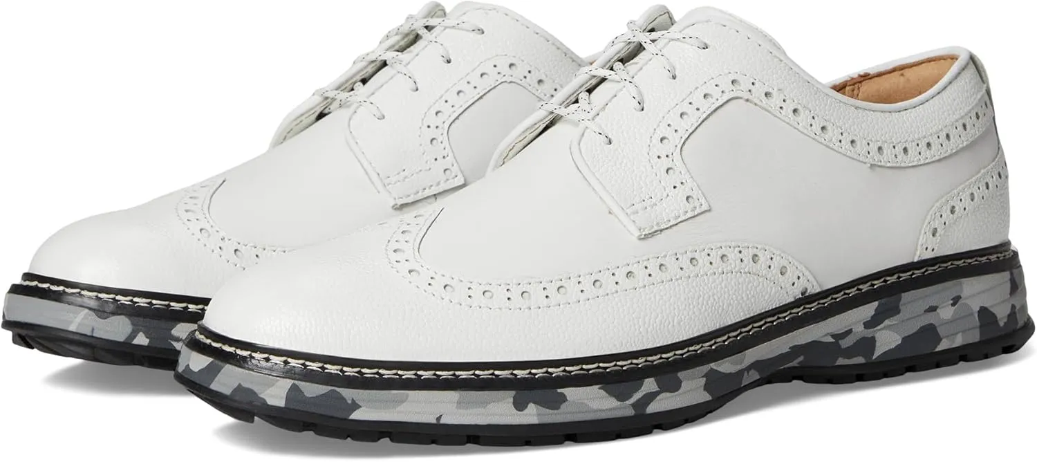 Johnston & Murphy Upton GL3 Luxe Hybrid Wingtip Men’s Shoe – Casual Dress Shoes for Men, Seam-Sealed Waterproof Leather Shoes