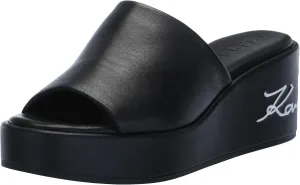 KARL LAGERFELD womens Calvina Espadrille Wedge Sandal