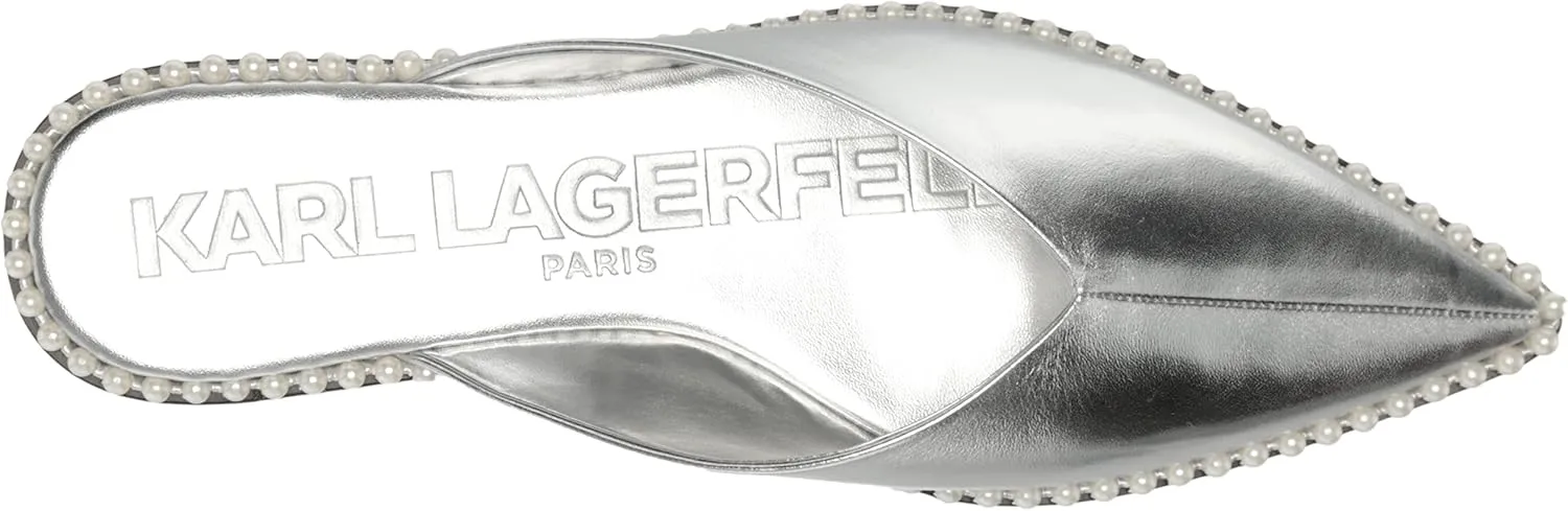 KARL LAGERFELD womens Vyra Flat Mule